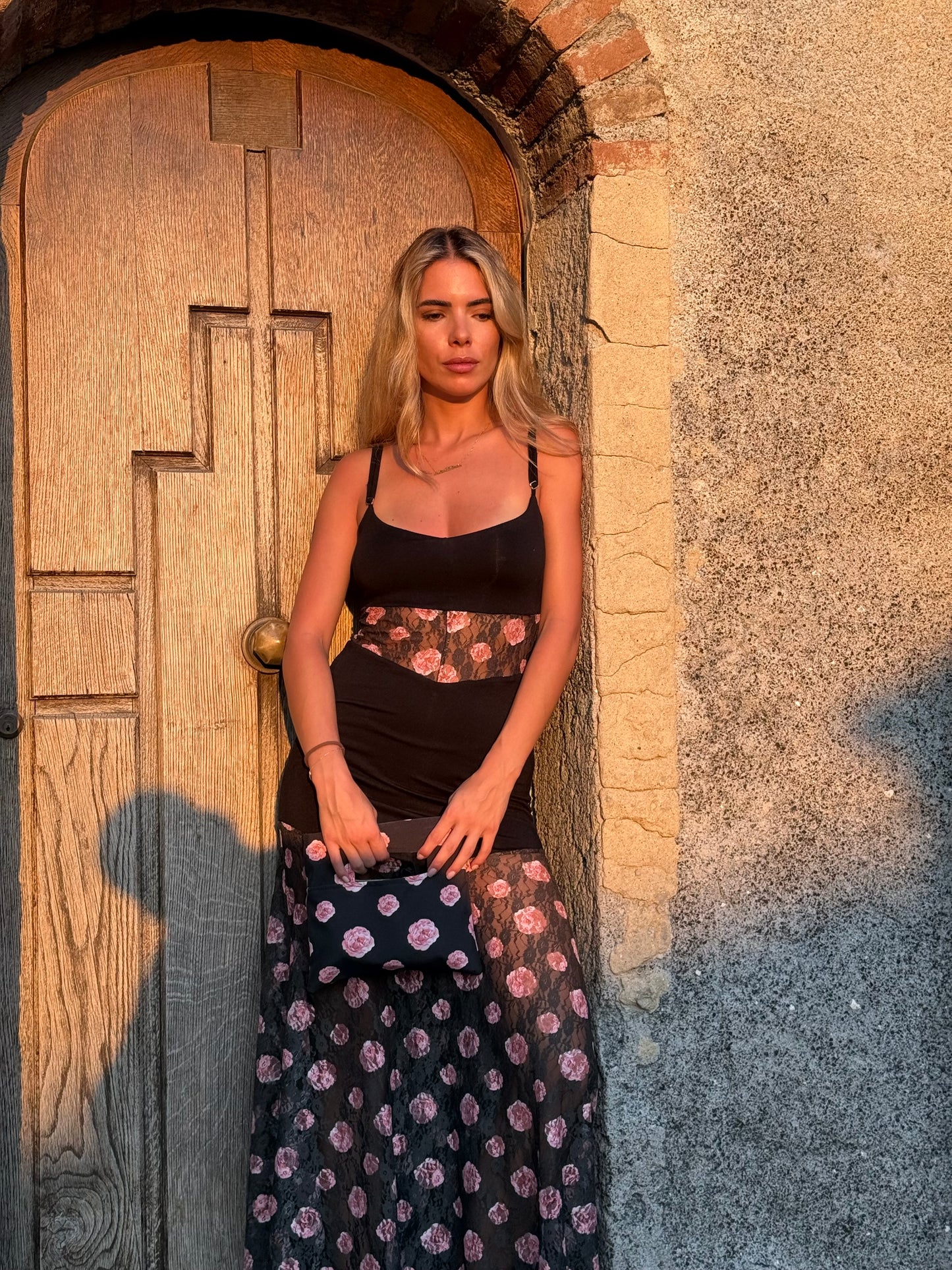 ROSSOIR LACE DRESS