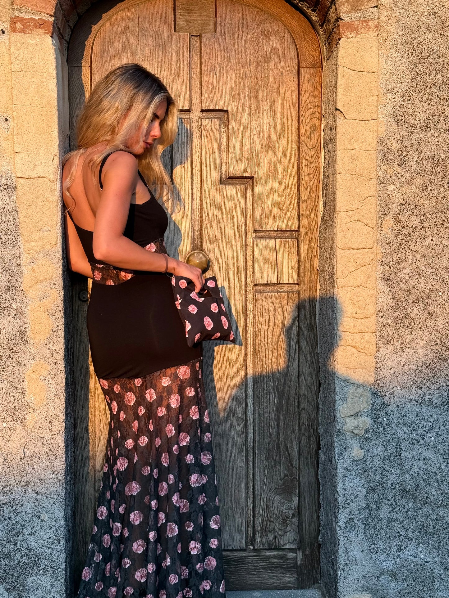 ROSSOIR LACE DRESS
