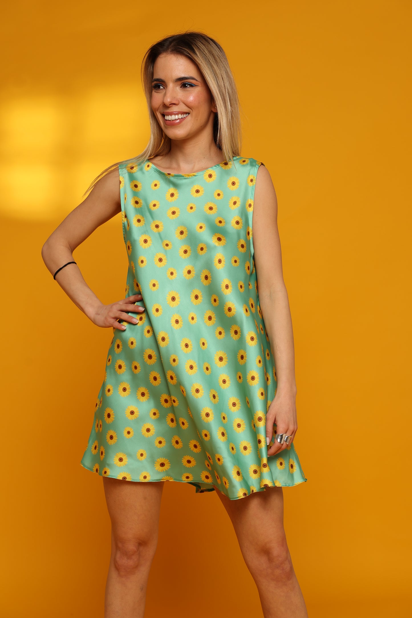 Sunflower Mini Dress