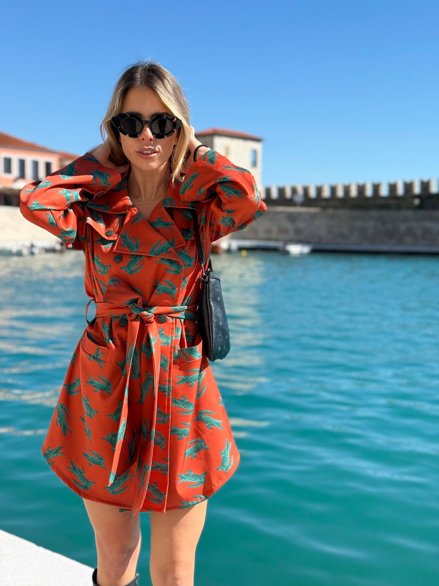 CROCO PLAYSUIT