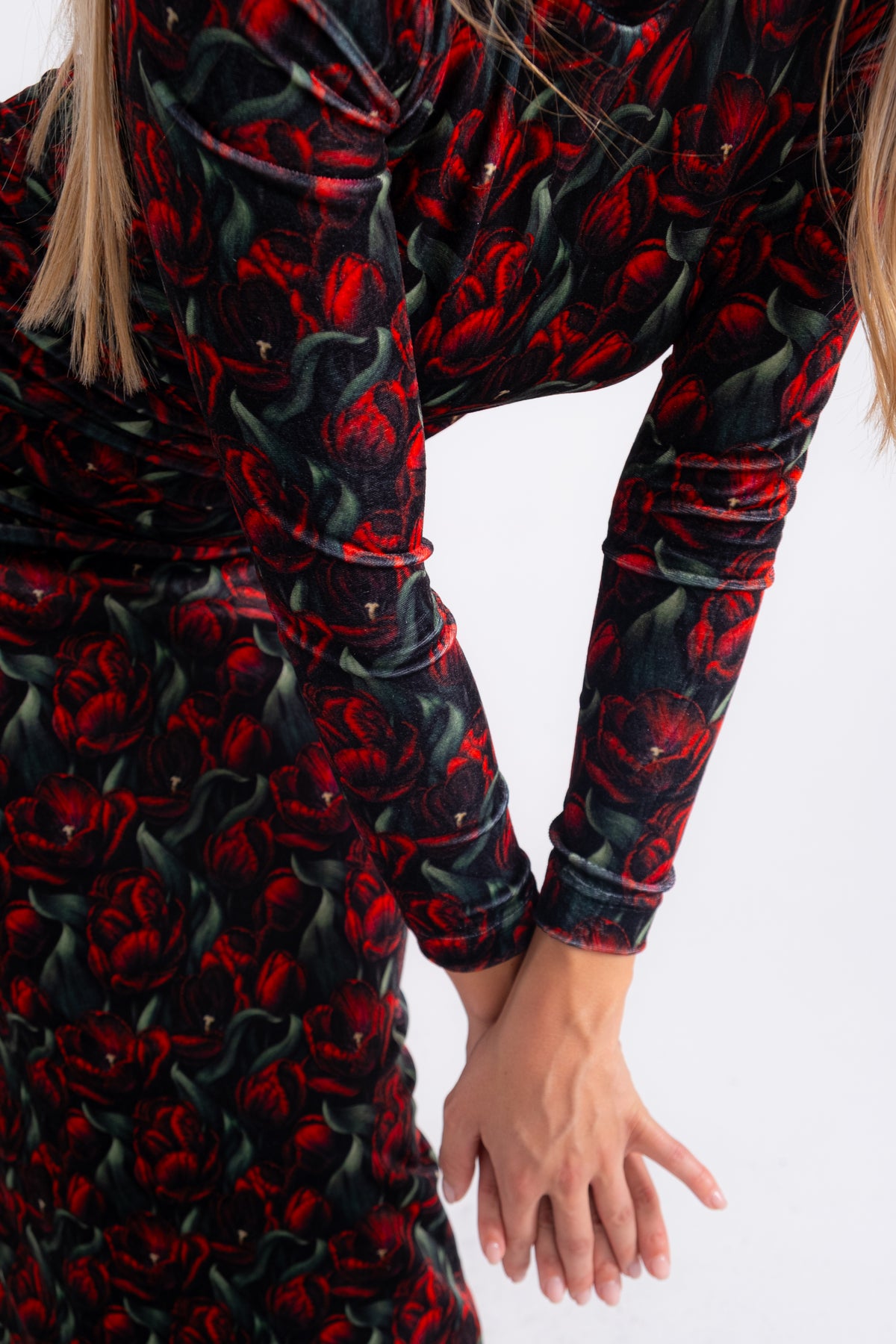 TULIP VELVET DRESS