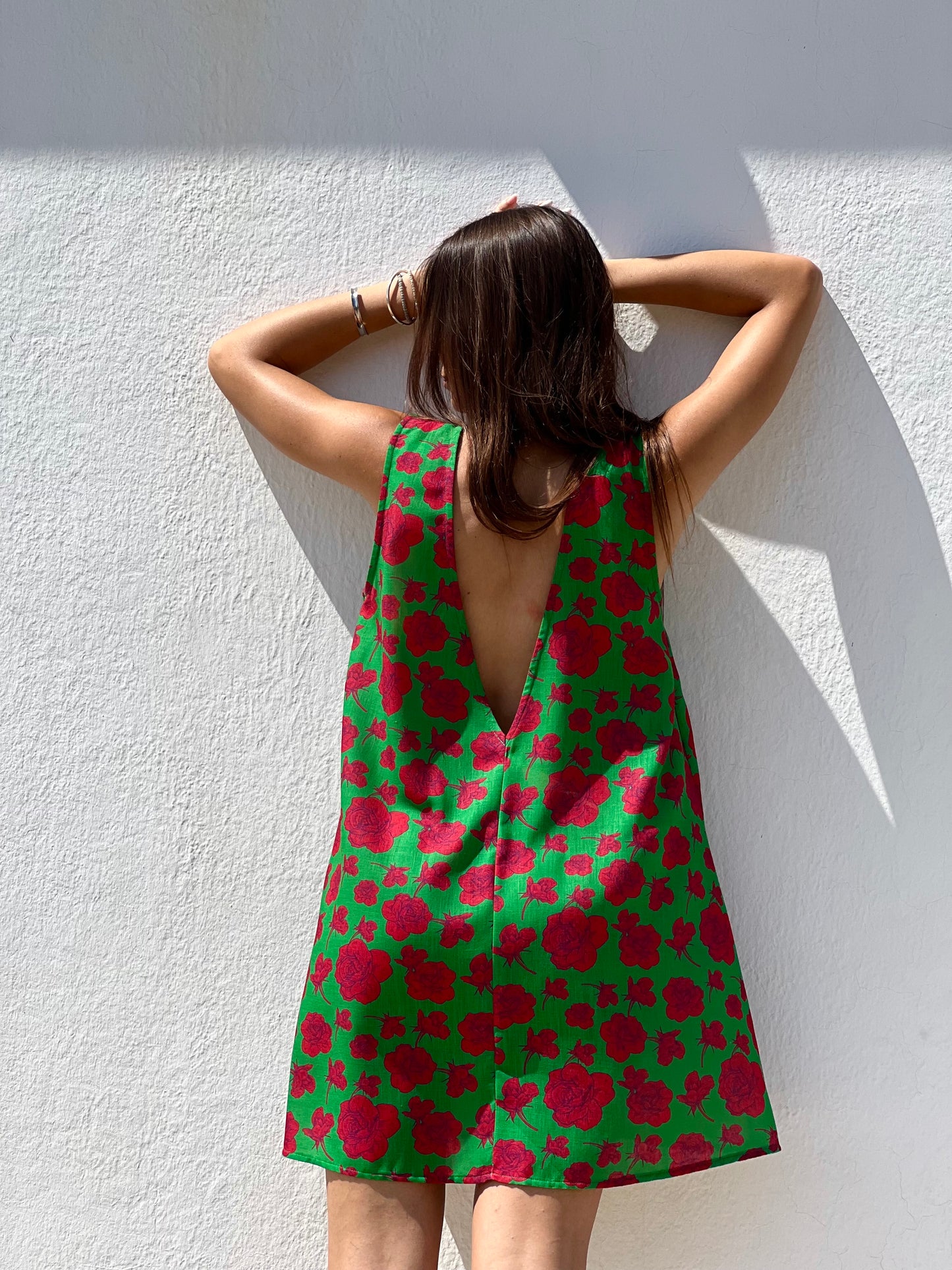 RED ROSES DRESS