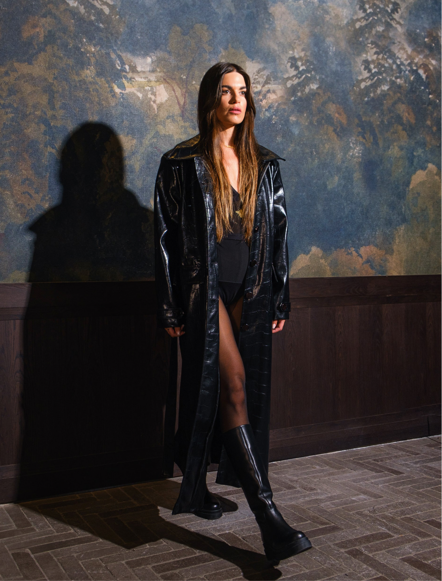 CROCONOIR GABARDINE COAT