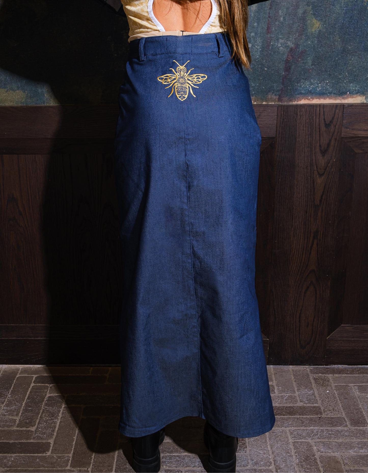 BLUE JEAN SKIRT