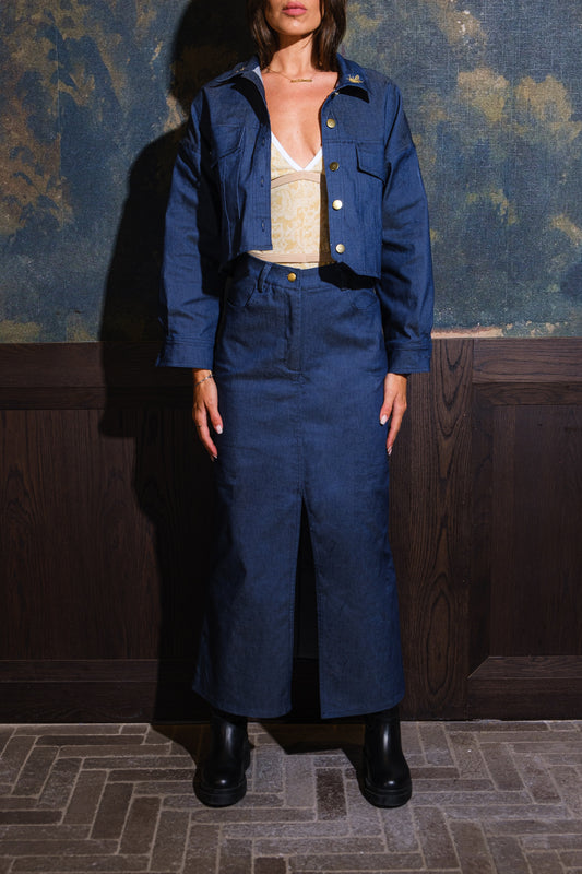BLUE JEAN SKIRT
