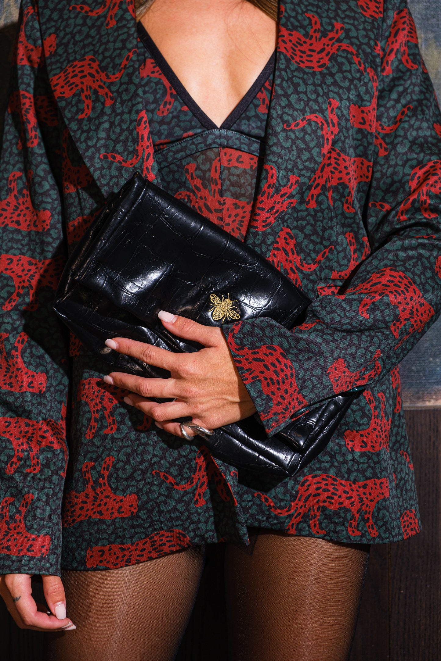 Tiger Open-Back Blazer