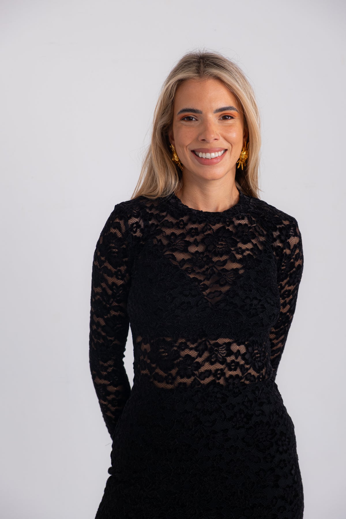 NOIR LACE DRESS