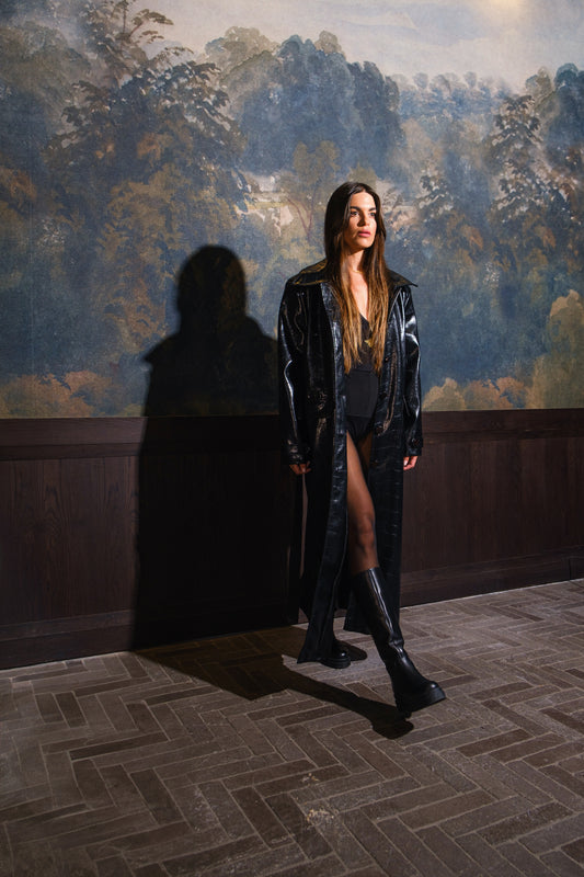 CROCONOIR GABARDINE COAT