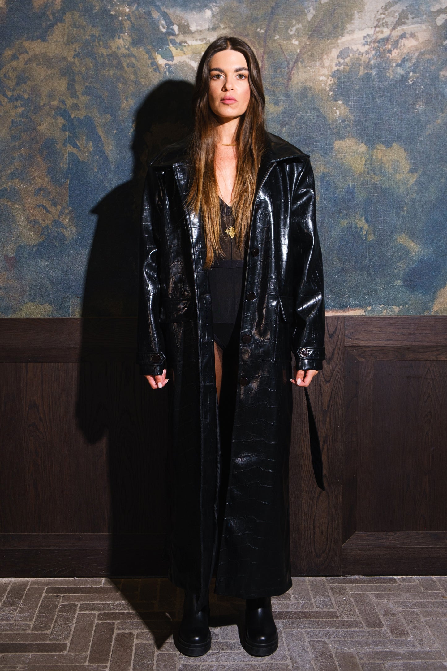 CROCONOIR GABARDINE COAT