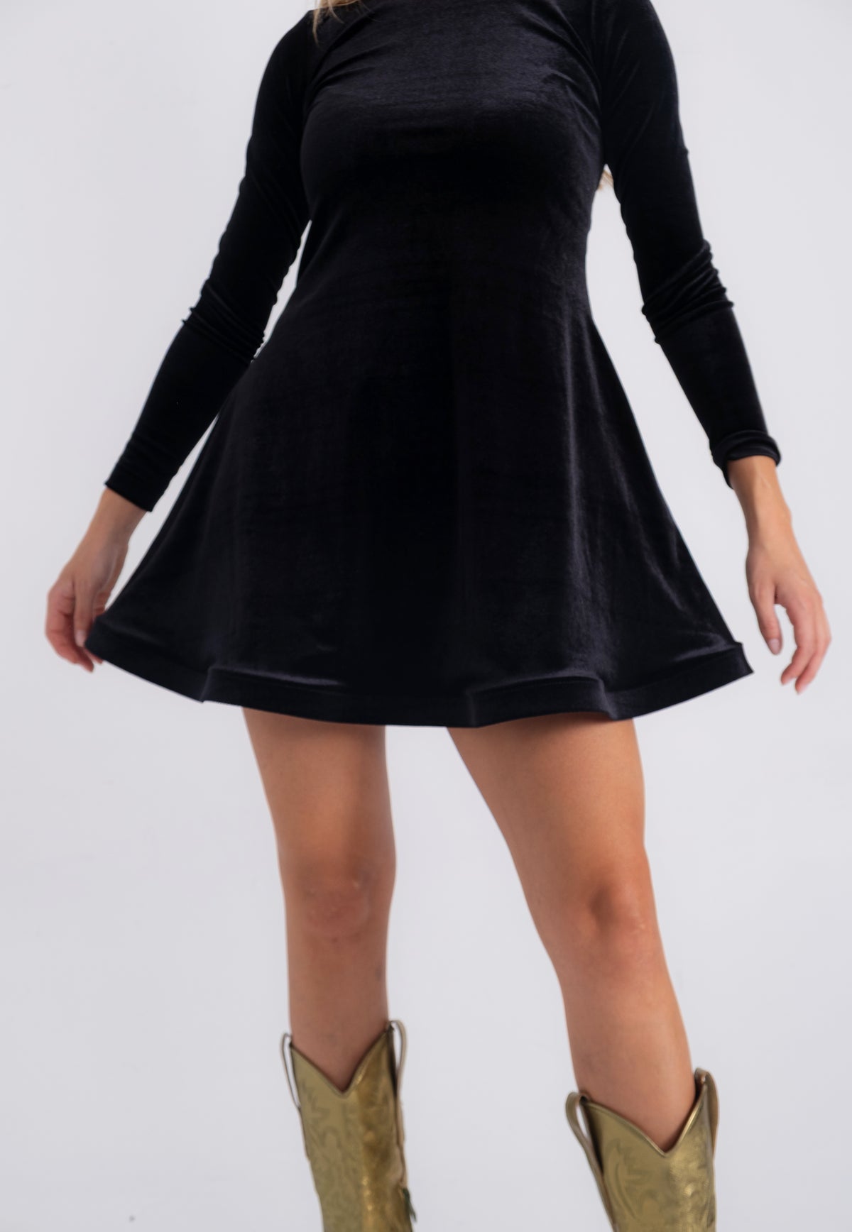 MUSE VELVET DRESS