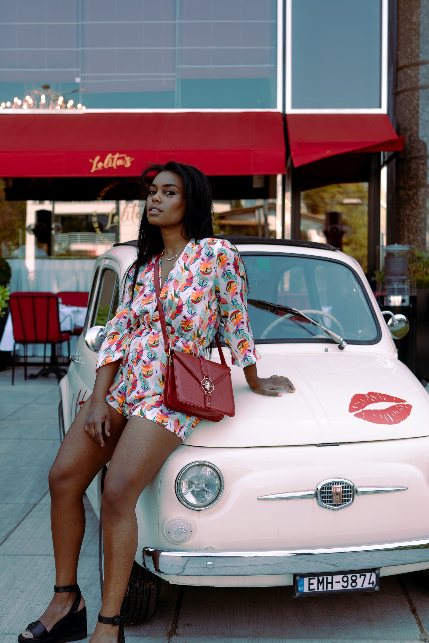 White Bloom Playsuit