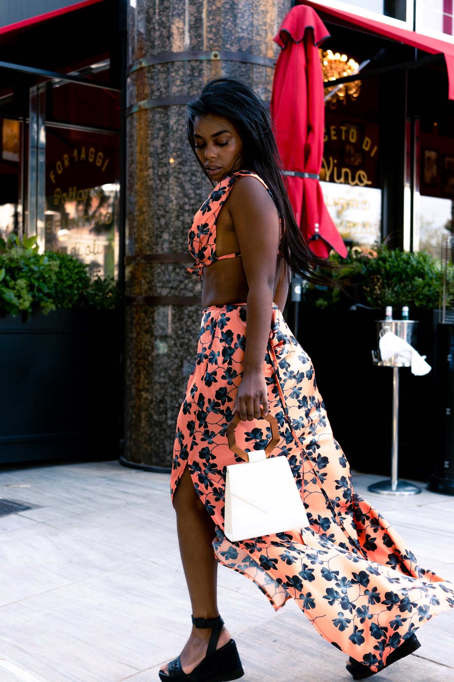 FLOWERS SKIRT