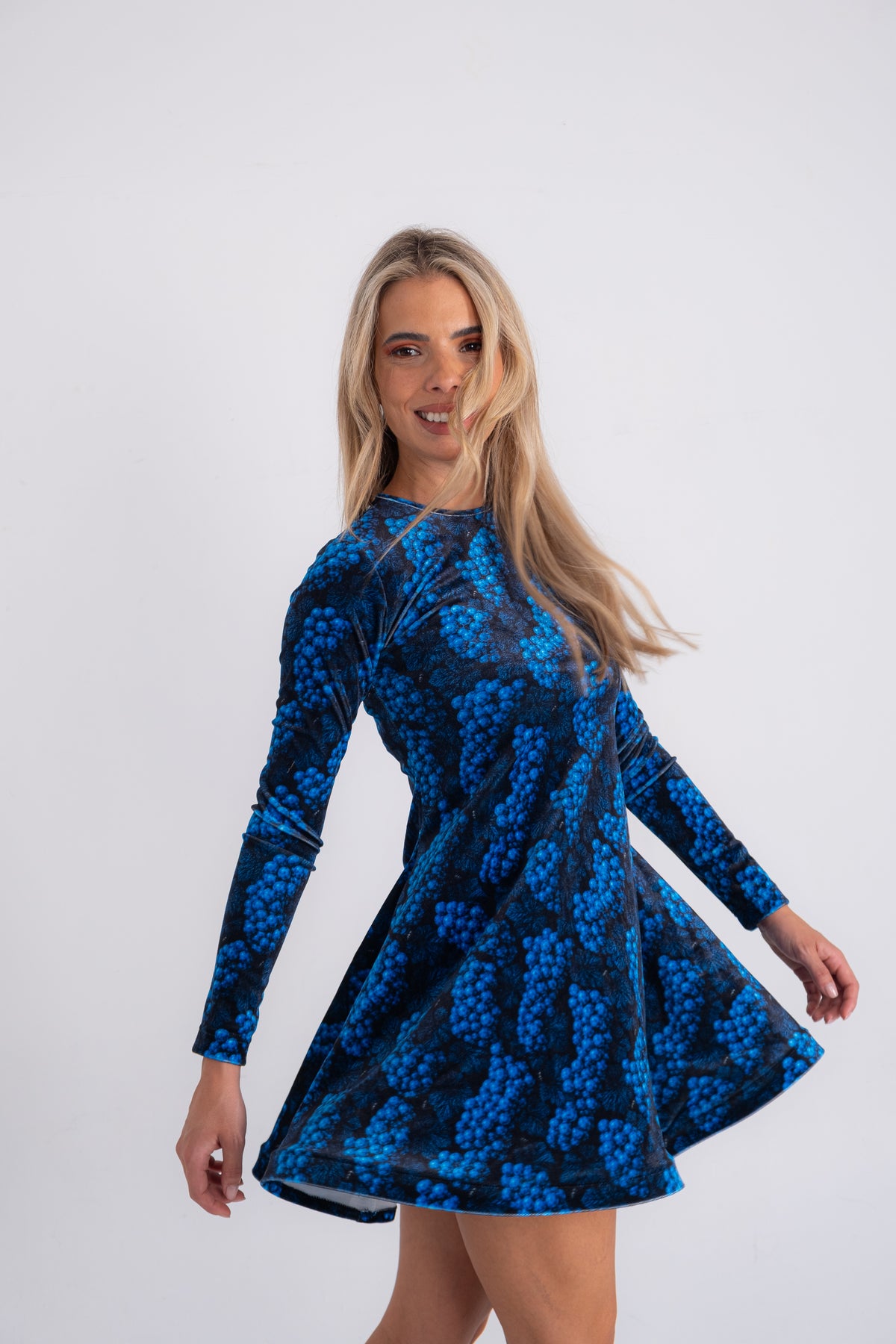 MALBEC VELVET DRESS