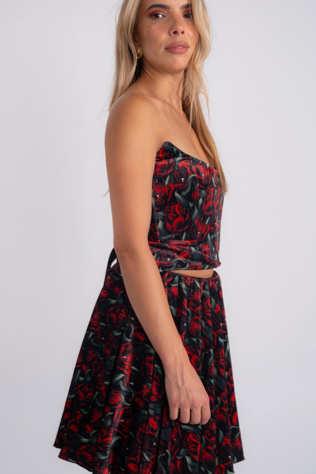 TULIP VELVET CORSET