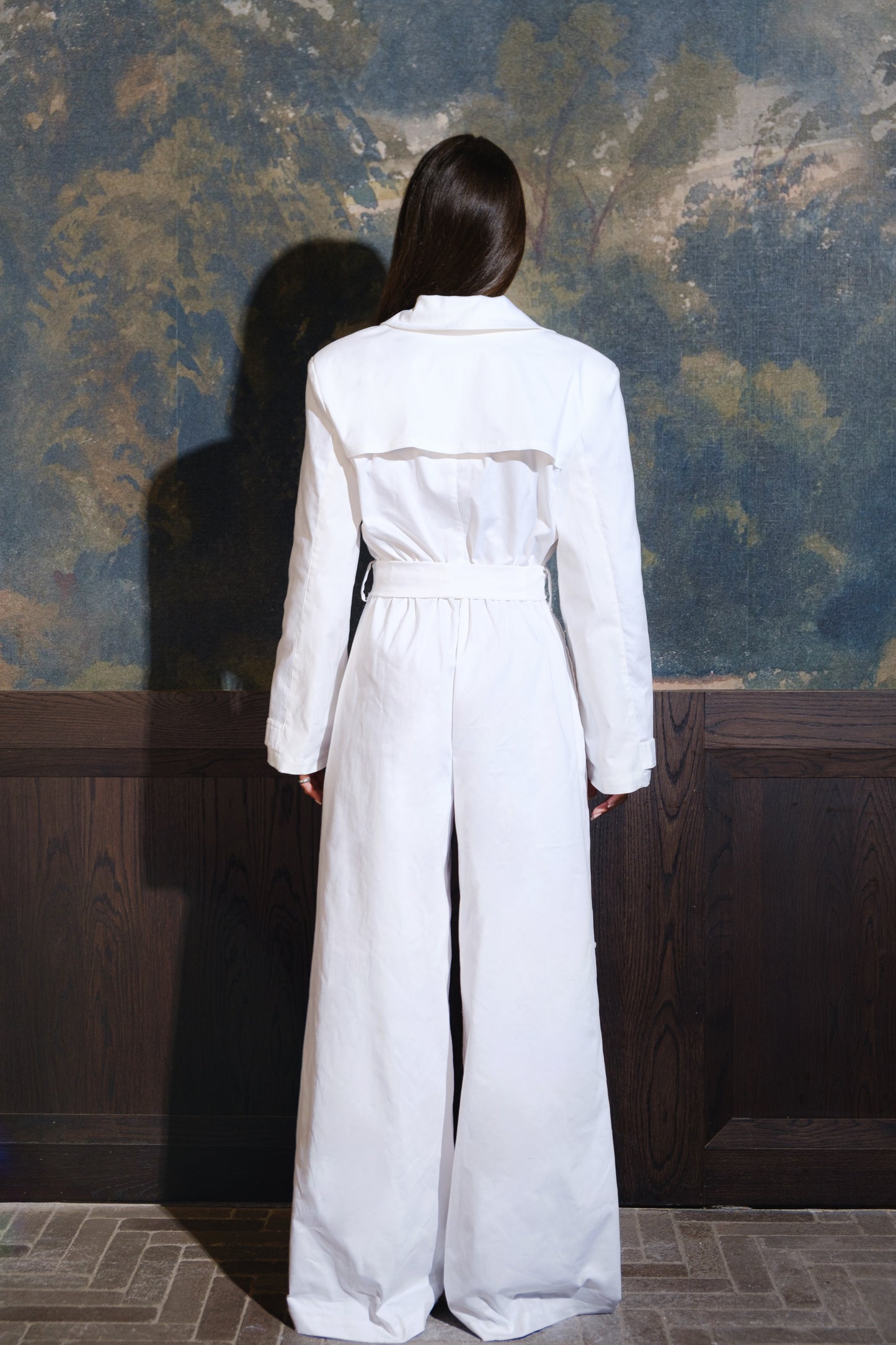 WHITE MOO JUMPSUIT