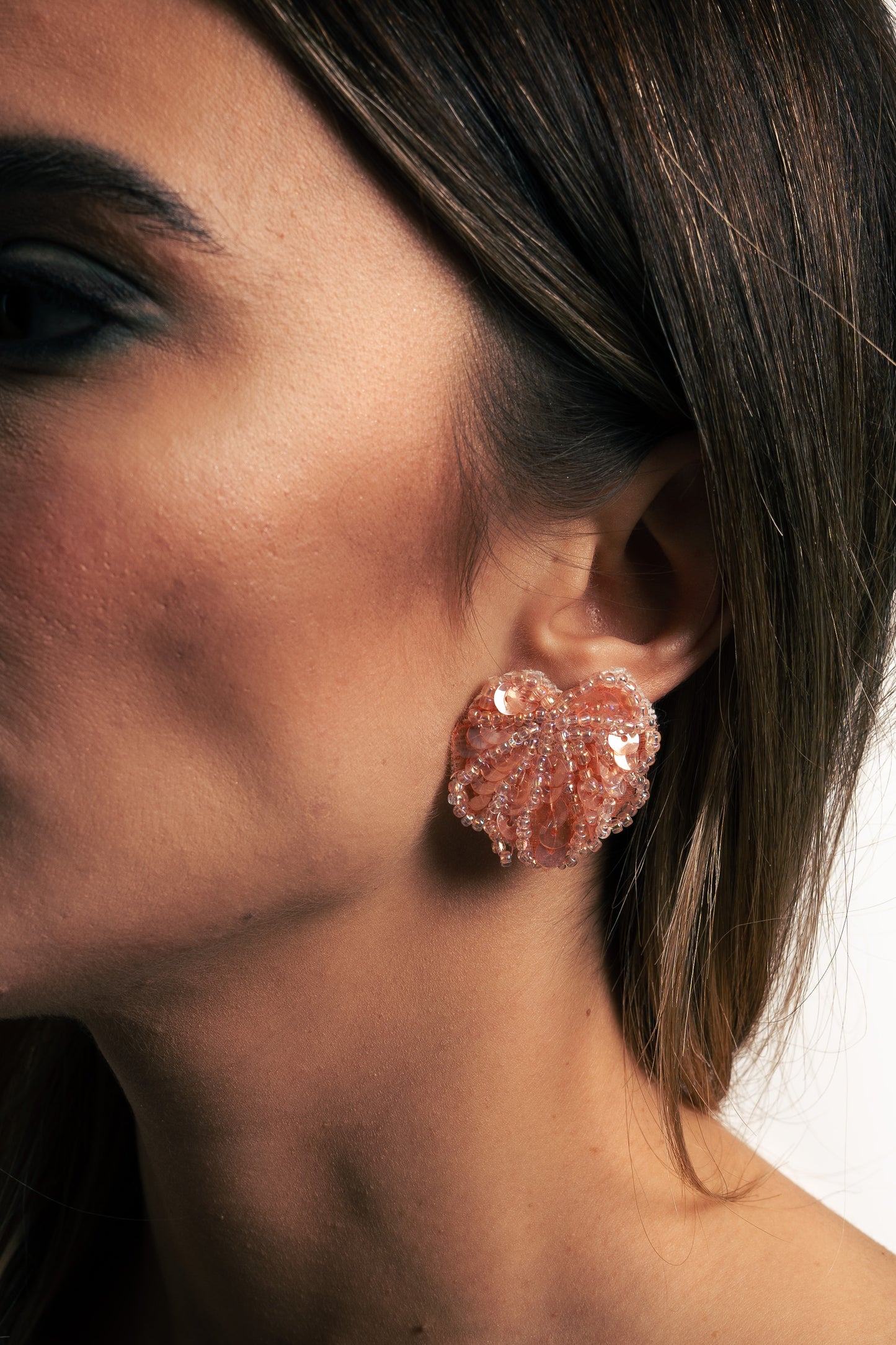 PINK SHELL EARRINGS